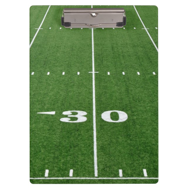 Zwischenablage/Fußballfeld Klemmbrett (Vorderseite)