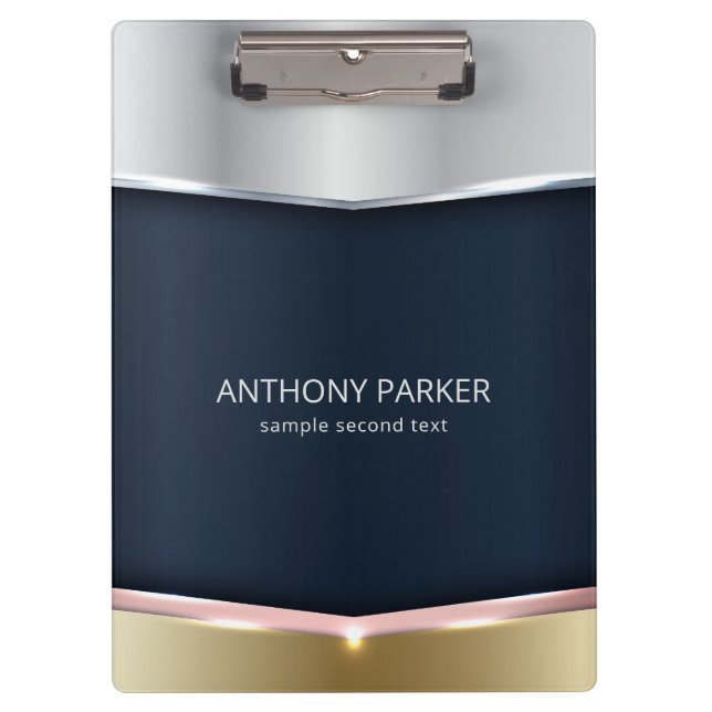 Zwischenablage geometrische Formen Klemmbrett (Vorderseite)