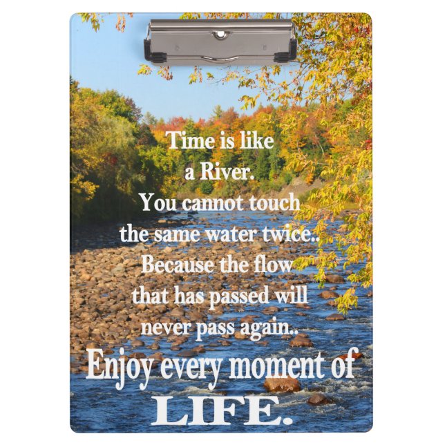 Zwischenablage/Landschaft mit Zitat Klemmbrett (Vorderseite)