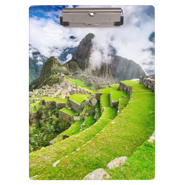Zwischenablage Machu Picchu, Cusco - Peru Klemmbrett (Vorderseite)