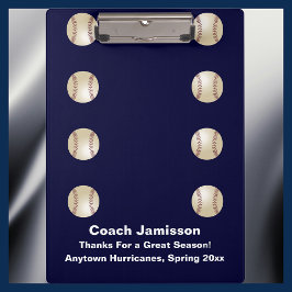 Zwischenablage, Marineblau, Baseballtrainer Klemmbrett