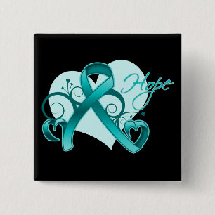 Zwischenräumliche Blasenkatarrh-Hoffnung Button