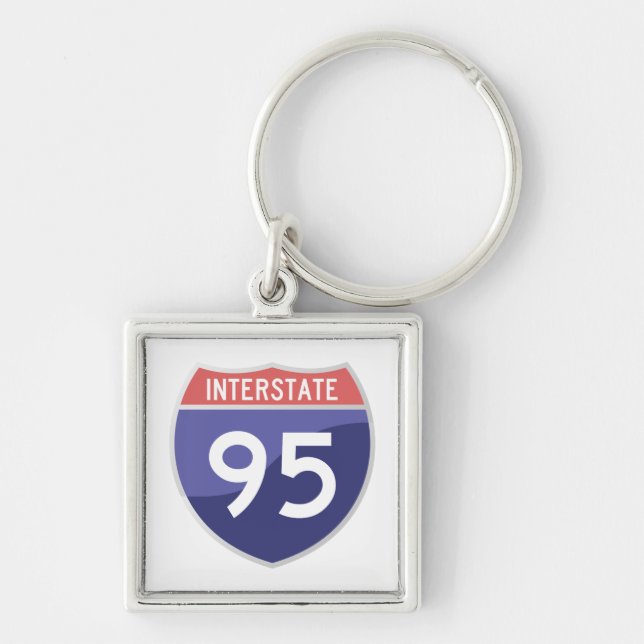 Zwischenstaatliche 95 Reise der Autoreise-(I-95) Schlüsselanhänger (Vorne)