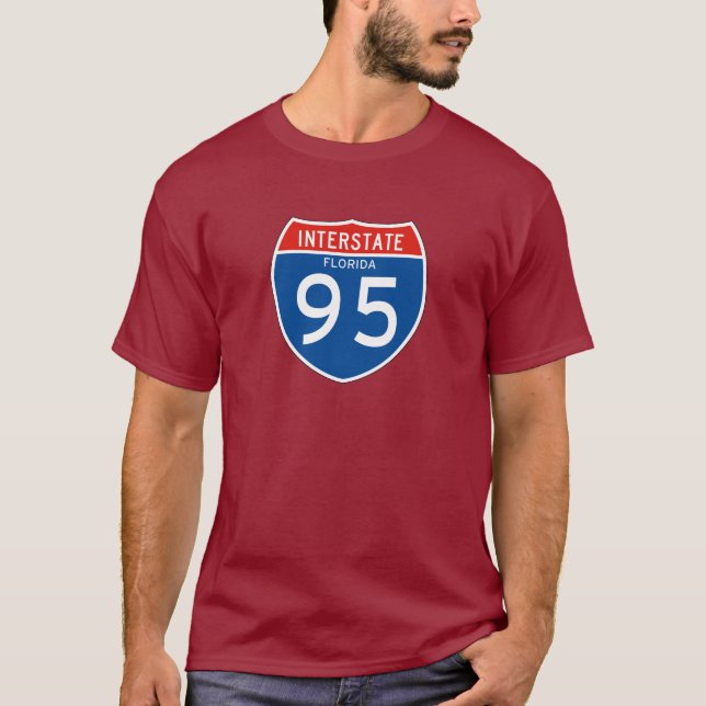Zwischenstaatliches Zeichen 95 - Florida T-Shirt (Vorderseite)