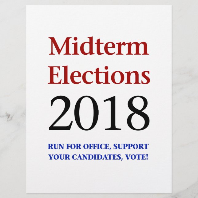 Zwischenwahlen 2018 (Vorderseite)