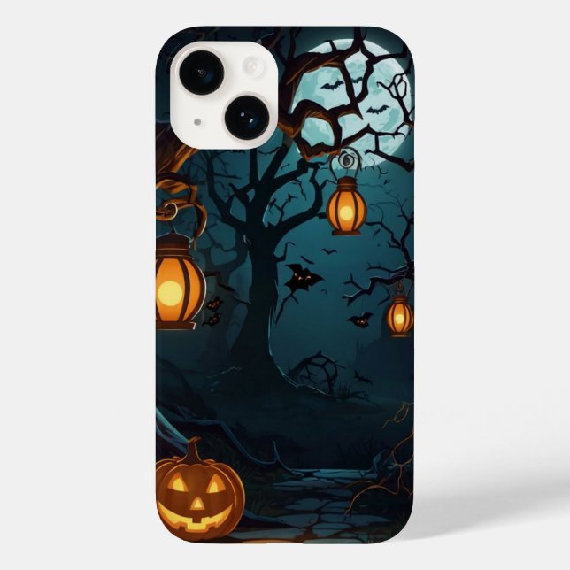 Zwisted Halloween Tree Case-Mate iPhone 14 Hülle (Rückseite)