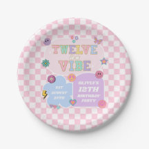 Zwölf ist ein Vibe Preppy Patch 12. Geburtstagspar
