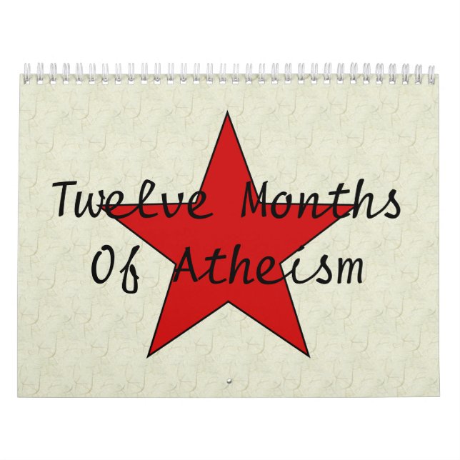 Zwölf Monate Atheismus Kalender (Titelbild)