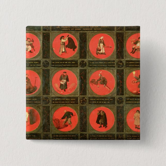 Zwölf Sprichwörter, c.1558-60 Button (Vorderseite)