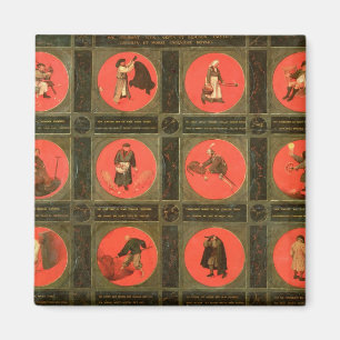 Zwölf Sprichwörter, c.1558-60 Magnet