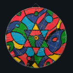 Zwölf Stämme Israels - Dartscheibe<br><div class="desc">Die Originalkunst wurde mit Ölfarbe in wunderschönen Texturen auf einer Leinwand von 30inx40in erstellt. Dieses Stück wurde durch die Schönheit und das Diversity der "Twelves-Stämme Israels" inspiriert,  die auf der ganzen Welt verstreut waren,  und den Stern von David,  der uns alle vereint.</div>
