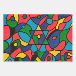 Zwölf Stämme Israels - Geschenkpapier Set