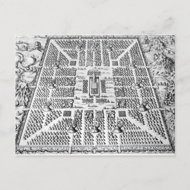 Zwölf Stämme Israels Postkarte (Vorderseite)