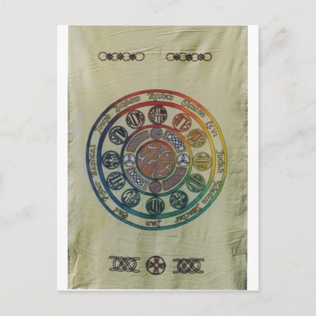 Zwölf Stämme und Jünger Postkarte (Vorderseite)