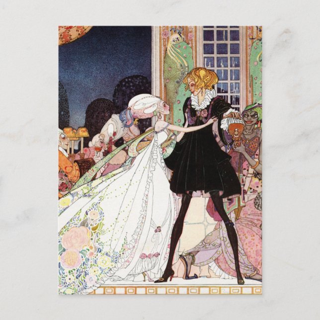 Zwölf Tanzprinzesse von Kay Nielsen Postkarte (Vorderseite)