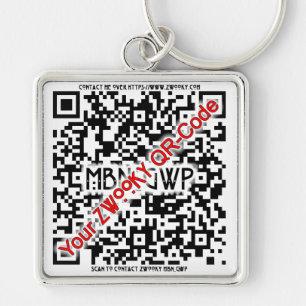 ZWOOKY QR Schlüsselanhänger