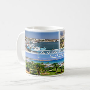 ZY Zypern - Ayia Napa - Hafen - Panorama - Nelia Kaffeetasse