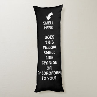 Zyanid- oder Chloroform-Witzkissen Seitenschläferkissen