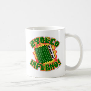 Zydeco Inferno Cartoon Design Kaffeetasse