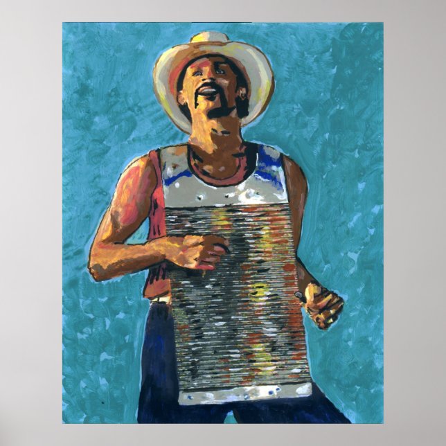 Zydeco Joe Painting Poster (Vorne)