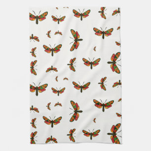 Zygaena carniolica - The Crepuscular Burnet Moth Geschirrtuch