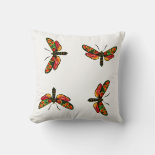 Zygaena carniolica - The Crepuscular Burnet Moth Kissen