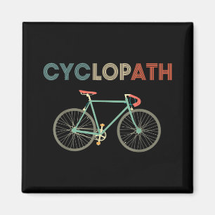 Zyklobahn Funny Bicyclist Spaß Magnet