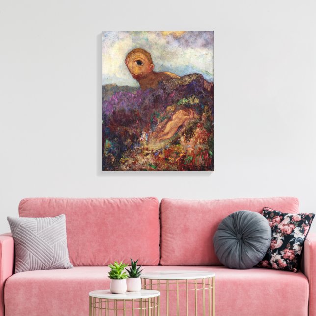 Zyklop | Odilon Redon | Leinwanddruck (Insitu (Wohnzimmer))