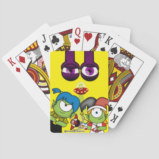 Zyklopen Charaktere Spielkarten (Rückseite)