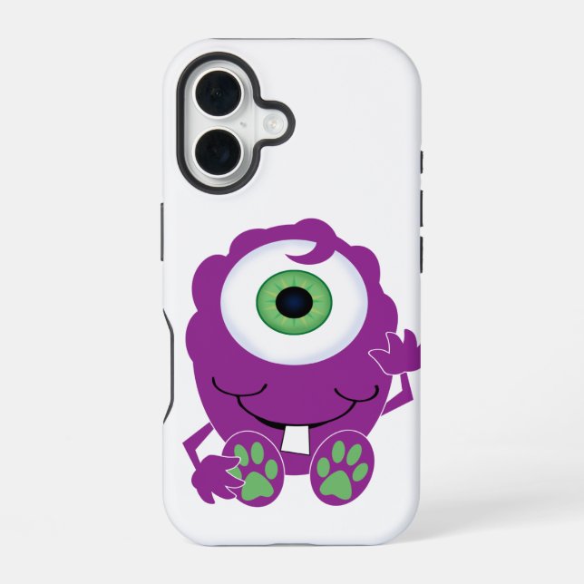 Zyklopen-Monster iPhone 16 Hülle (Rückseite)