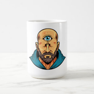Zyklopen-Monster-Kreatur einäugiger Riese Kaffeetasse
