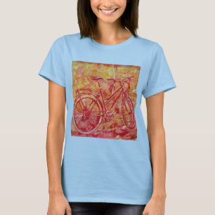 Zyklus Rot, Gelb und Tyedyed T-Shirt