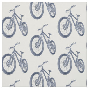 Zyklus-Thema-Fahrrad-Druck-Gewebe Stoff