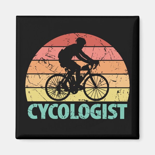 Zykologe Funny Cycling Magnet (Vorne)
