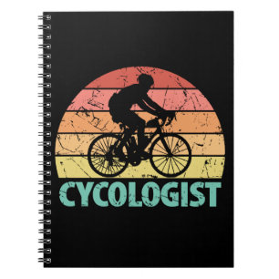 Zykologe Funny Cycling Notizblock