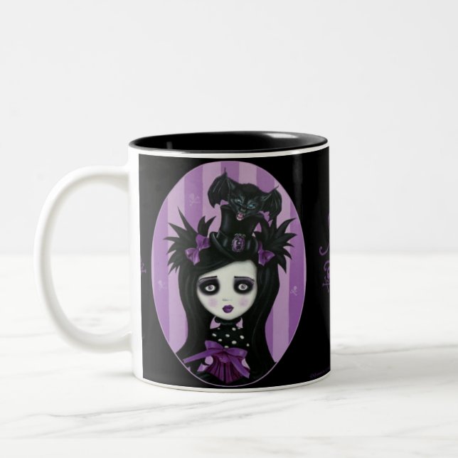 Zylinder Delphinia Zweifarbige Tasse (Links)