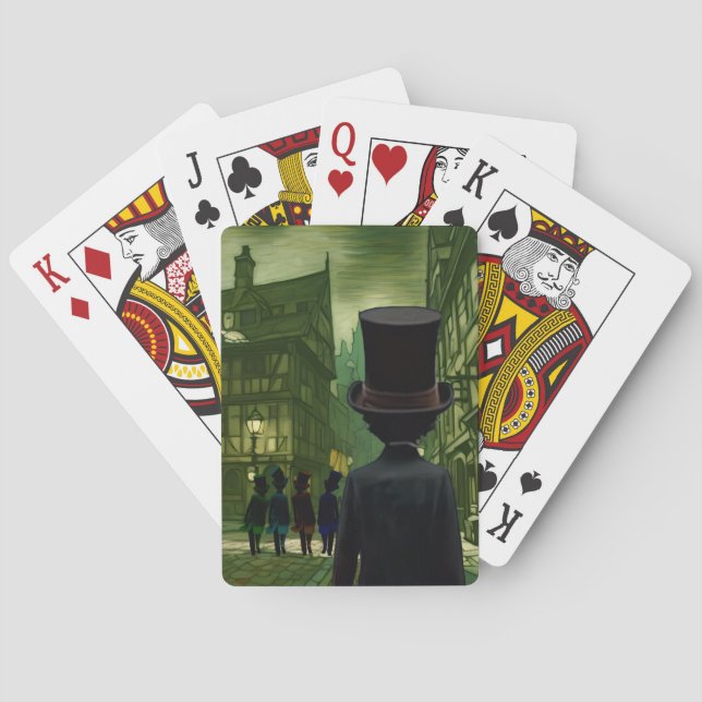 Zylinder  spielkarten (Rückseite)