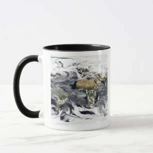 Zylinderförmige äquidistante Projektion Tasse
