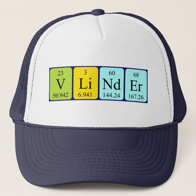 Zylindername Truckerkappe (Vorderseite)