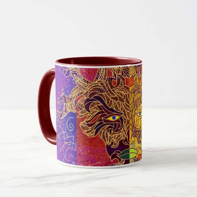 Zymurgistenmaske-Tasse Tasse (Vorderseite Links)