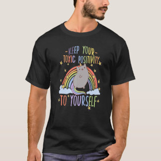 Zynischer Anti-Regenbogen-Motiv Katzenbesitzer Pre T-Shirt
