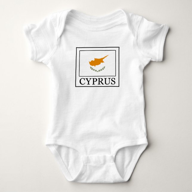 Zypern Baby Strampler (Vorderseite)
