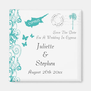 Zypern, das Save the Date Wedding ist Magnet