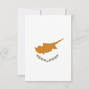 Zypern-Flagge Dankeskarte