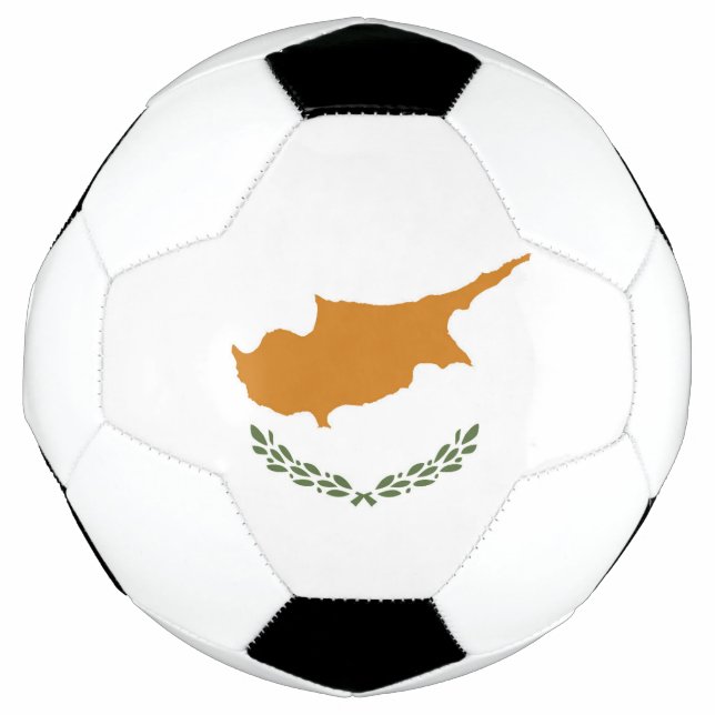 Zypern-Flagge Fußball (Vorderseite)