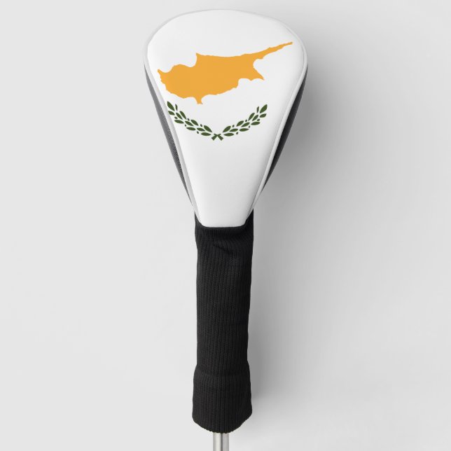 Zypern-Flagge Golf Headcover (Vorderseite)