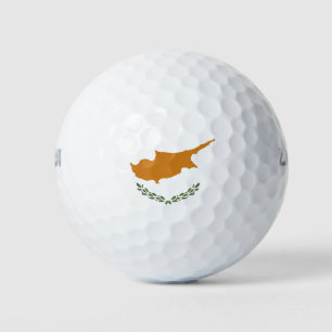 Zypern-Flagge Golfball