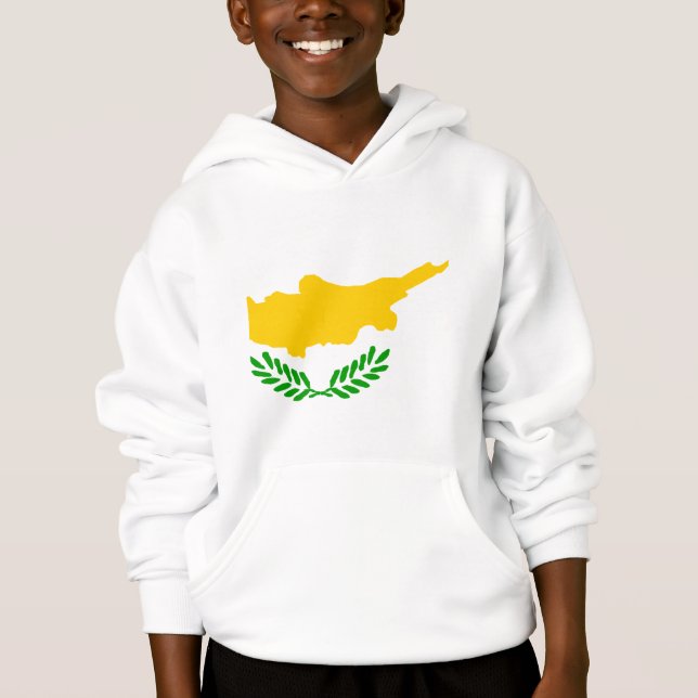 Zypern-Flagge Hoodie (Vorderseite)