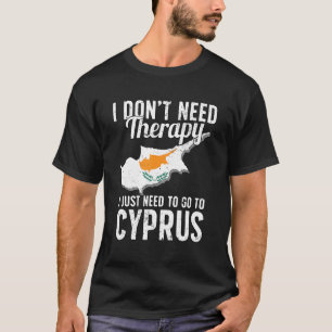 Zypern Flagge I Zypern Flaggenstaat I Urlaub Zyper T-Shirt