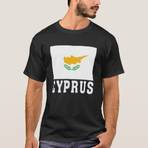 Zypern-Flagge Patriotisches Nationales Erbe Souven T-Shirt